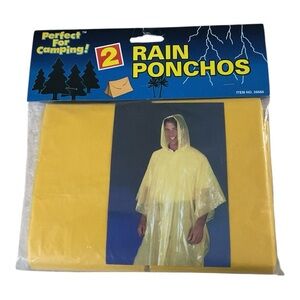 Vintage “2 Rain Ponchos” Pack – 1994 Lafitte Garner – Sealed Package